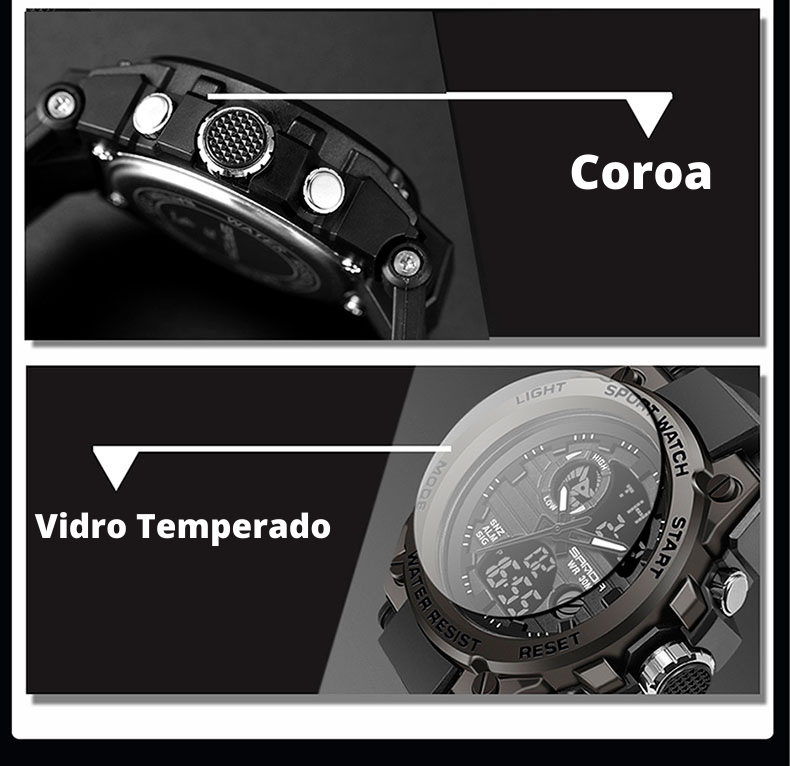 Relógio Sport Titanium Resistente - QTal Store