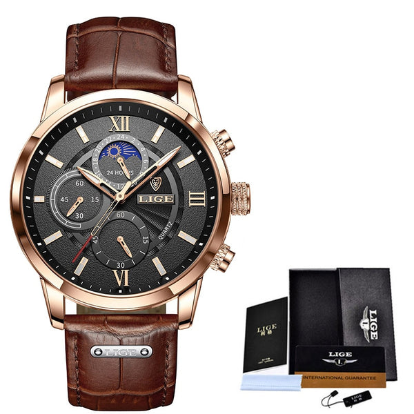 Relógio Quartz Man Luxo - QTal Store
