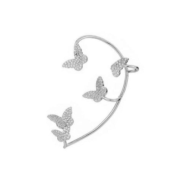 Brinco de Encaixe Borboleta -  Butterfly Ear - QTal Store