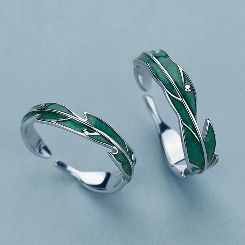 Anel Folha Verde - Green Ring's - QTal Store