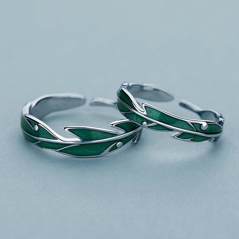 Anel Folha Verde - Green Ring's - QTal Store