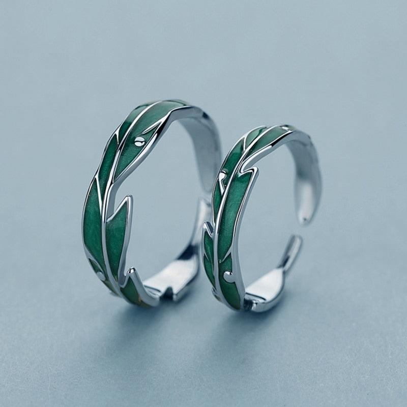 Anel Folha Verde - Green Ring's - QTal Store