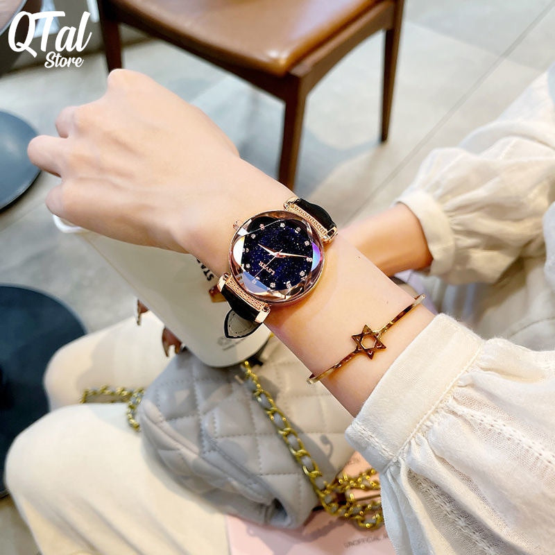 Conjunto Relógio Feminino de Luxo + Bracelete - Ladie Lux - QTal Store