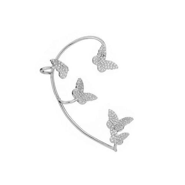 Brinco de Encaixe Borboleta -  Butterfly Ear - QTal Store